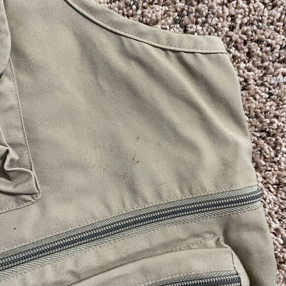 RIO BRAVO Tan Cotton Fly Fishing Tackle Safari Vest Jacket Adult Size XL - Picture 4 of 7